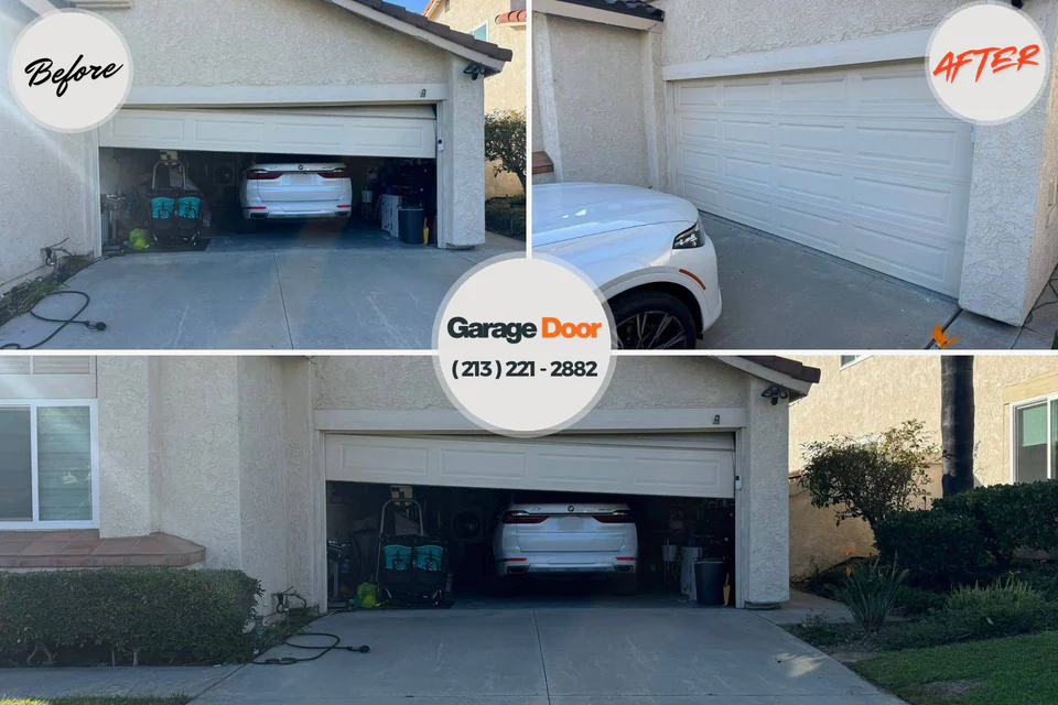 Before and after: garage door repair El Mirage, AZ